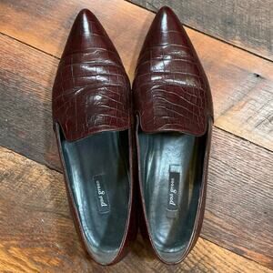 Paul Green The Croco Belinda Pointed Toe Loafer Size 7